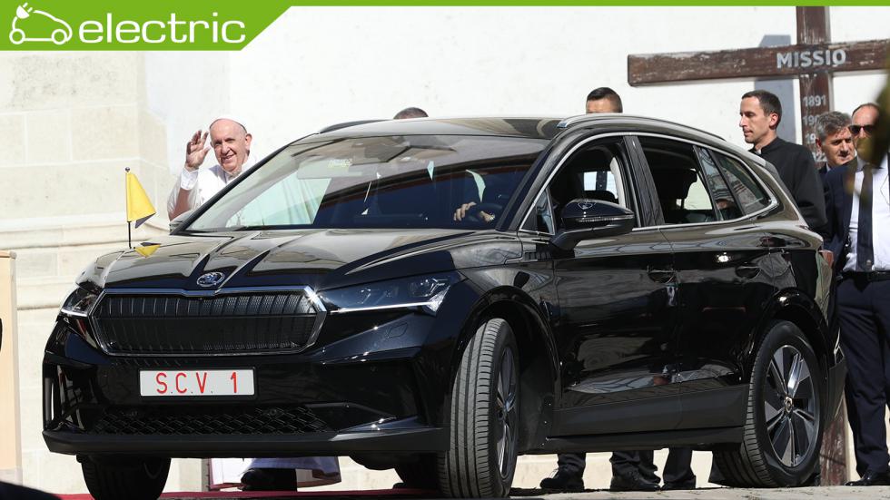 Με Skoda Enyaq iV στην Σλοβακία ο Πάπας!